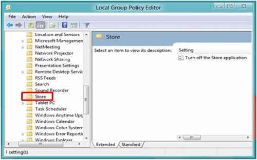 Hướng dẫn bật/tắt Windows Store trong Windows 8