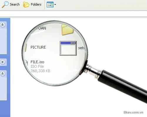 Cách hiện các file ẩn do virus
