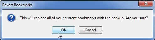 Cách khôi phục Bookmarks trên Firefox