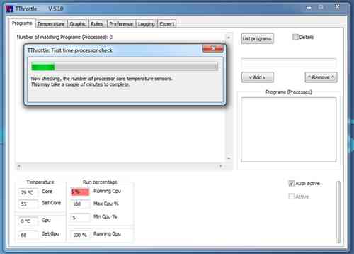 Cách kiểm soát nhiệt độ CPU và GPU bằng TThrottle