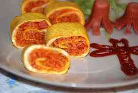 Cách làm món trứng cuộn cơm rang