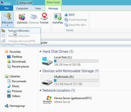 ma hoa usb Cách mã hóa bảo mật USB trong Windows 8
