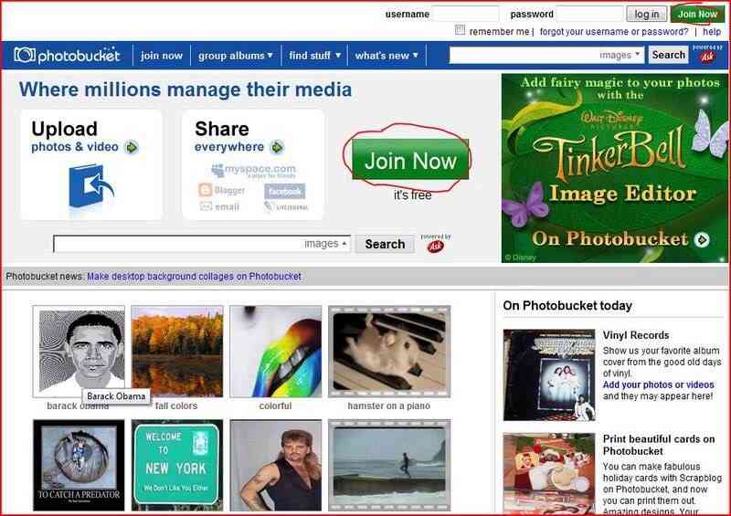 Cách post hình bằng host của photobucket.com