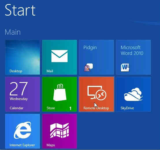 Cách sử dụng Remote Desktop trên Windows 8