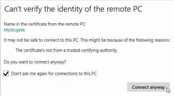 Cách sử dụng Remote Desktop trên Windows 8