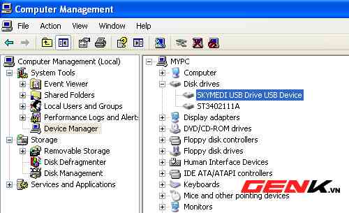 Cách tạo phân vùng bí mật cho USB