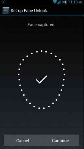 Cách tìm hiểu cấu hình Face Unlock trên Android 4.0