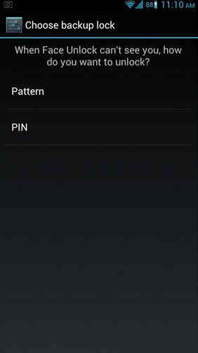 Cách tìm hiểu cấu hình Face Unlock trên Android 4.0