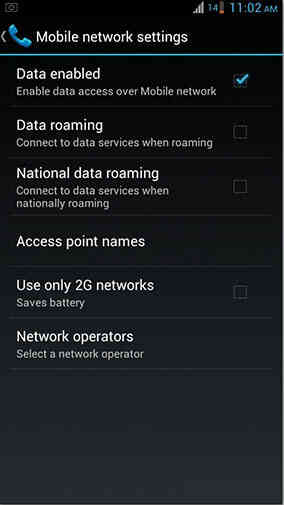 Cách truy cập Internet qua điện thoại chạy Android