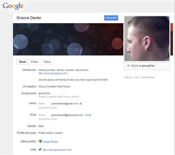 Cách xóa thông tin tiểu sử Google+