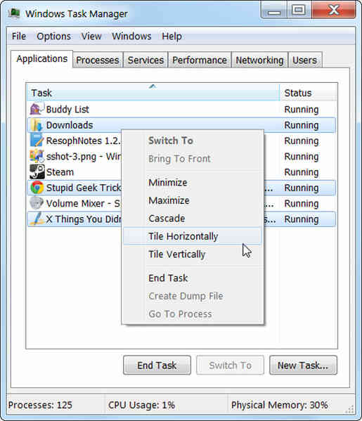 Một số thủ thuật hữu ích với Windows Task Manager