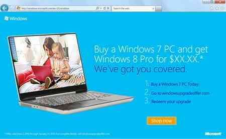 Nâng cấp lên Windows 8 chỉ tốn 300.000 đồng