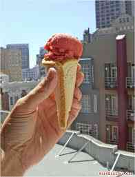 Cách làm bánh mì kiểu “kem ốc quế”