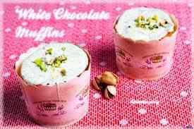 Cách làm bánh muffins chocolate trắng