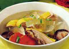 Cách làm canh gà nha dam