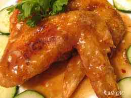 Cách làm cánh gà sốt me