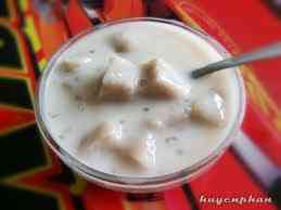 Cách làm chè khoai môn cốt dừa