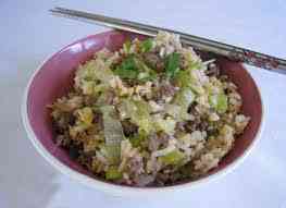 Cách làm cơm rang bò băm