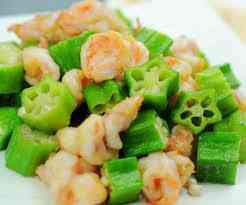 Cách làm đậu bắp xào tôm tươi