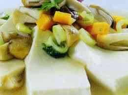 Cách làm đậu phụ non sốt nấm