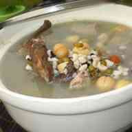 Cách làm món chim bồ câu hầm cốm