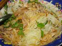 Cách làm món miến trộn thịt gà