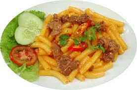 Cách làm món nui xào thịt heo