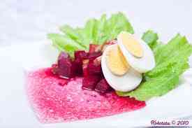 Cách làm món salad củ dền cần tây