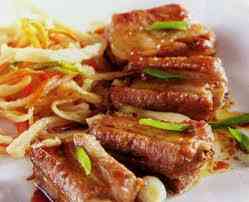 Cách làm món sườn non kho dưa món