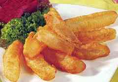 Cách làm nha đam rán giòn