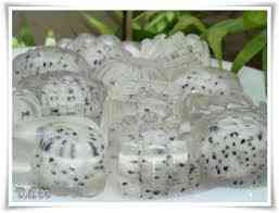 Cách làm rau câu thanh long