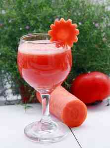 Cách làm sinh tố cà chua ___#8211; cà rốt