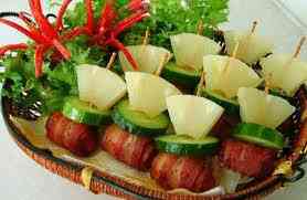 Cách làm thịt ba chỉ xiên dứa