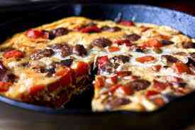 Cách làm trứng đúc rau củ