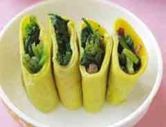 Cách làm trứng tráng cuộn