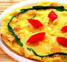 Cách làm trứng tráng tôm thịt