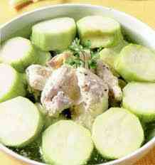 Cách nấu canh mướp thịt gà