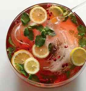 Cách pha chế sâm banh thơm hương lựu