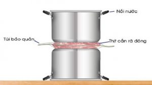 Bí quyết rã đông thịt trong 5 phút không cần lò vi sóng